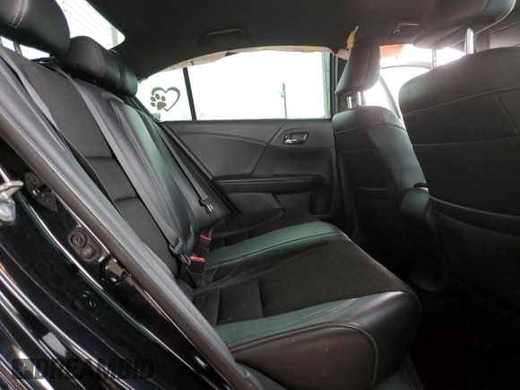 2017 Honda Accord Sedan Sport with VIN 1HGCR2F54HA147155, listed as a Copart auction lot 54387675 with 90,720 mi miles and Salvage Title. Bid and sale history available at carsss.com. Image 10.