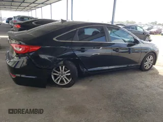 2015 Hyundai Sonata 2.4L SE with VIN 5NPE24AF4FH217346, listed as a Copart auction lot 53923845 with 104,000 mi miles and Salvage Title. Bid and sale history available at carsss.com. Image 3.