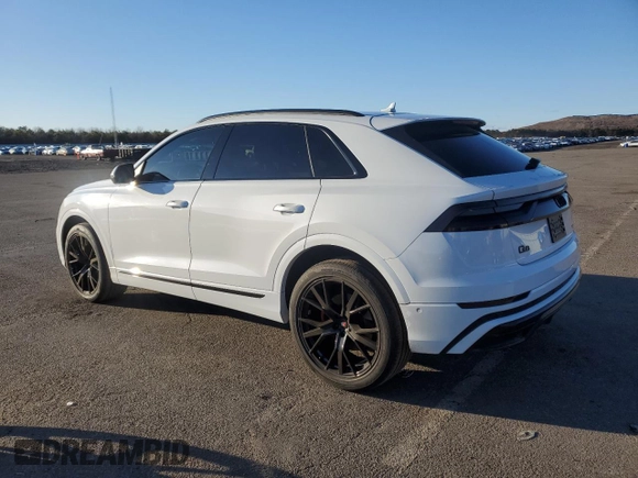 2021 Audi Q8 Premium Plus with VIN WA1EVAF17MD020011, listed as a Copart auction lot 45566815 with 42,724 mi miles and Salvage title. Bid and sale history available at DreamBid. Image 2.