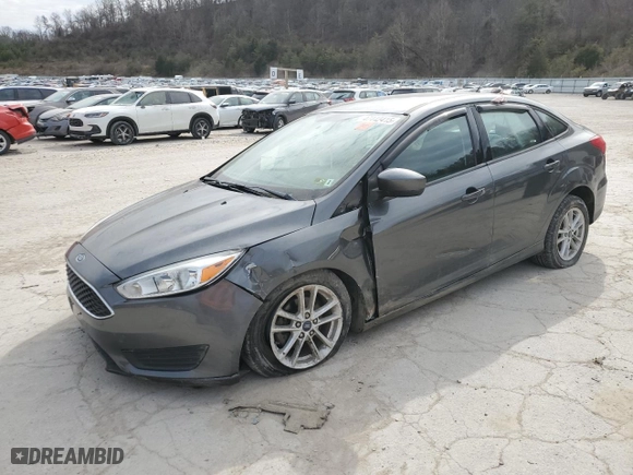 2018 Ford Focus SE with VIN 1FADP3F20JL301283, listed as a Copart auction lot 47442415 with 0 mi miles and Salvage Title. Bid and sale history available at carsss.com. Image 1.