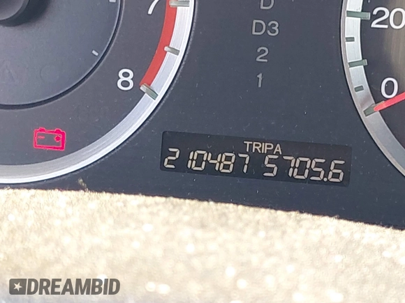 2008 Honda Accord EX with VIN 1HGCP36798A043600, listed as a IAAI auction lot 41881132 with 210,487 mi miles and . Bid and sale history available at DreamBid. Image 15.