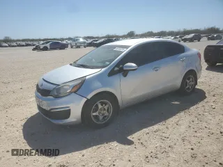 2016 Kia Rio LX with VIN KNADM4A35G6596829, listed as a Copart auction lot 48743225 with 148,286 mi miles and Salvage Title. Bid and sale history available at carsss.com. Image 1.