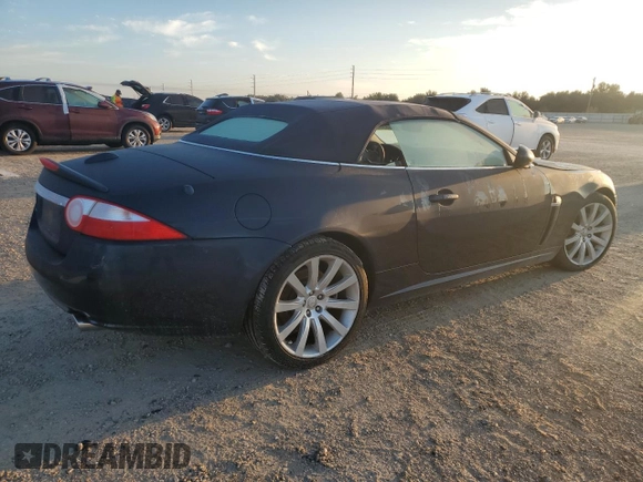 2007 Jaguar XK with VIN SAJDA44B375B06266, listed as a Copart auction lot 73837554 with 0 mi miles and Non Repairable. Bid and sale history available at carsss.com. Image 3.