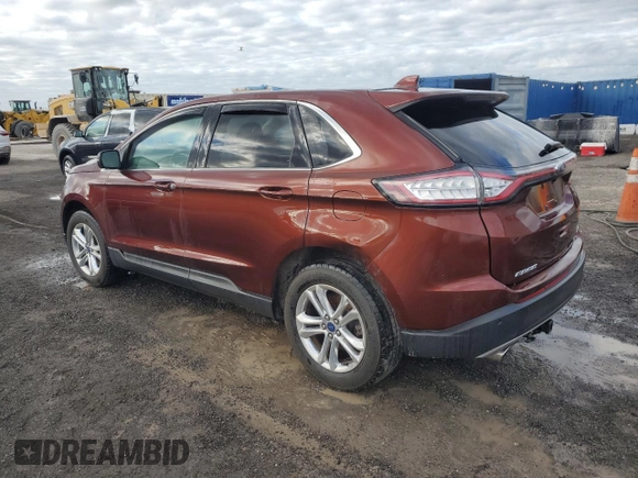 2015 Ford Edge SEL with VIN 2FMTK4J93FBB89807, listed as a Copart auction lot 81431204 with 0 mi miles and Non Repairable. Bid and sale history available at carsss.com. Image 2.