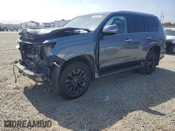 2021 Lexus GX 460 Premium with VIN JTJAM7BX0M5296381, listed as a Copart auction lot 59434355 with 52,052 mi miles and Salvage title. Bid and sale history available at DreamBid. Image 1.