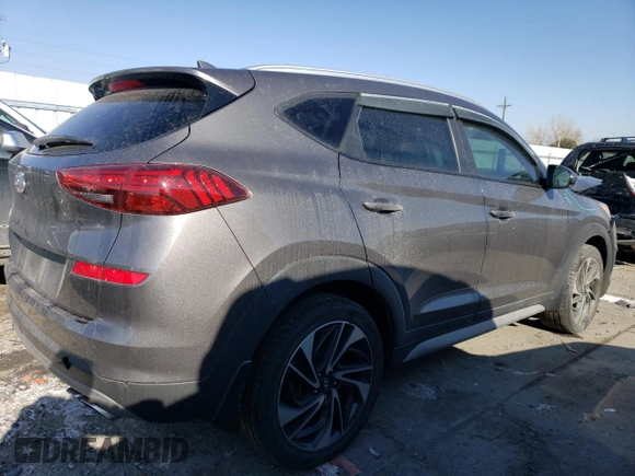 2020 Hyundai Tucson Limited z VIN KM8J33AL8LU188149, wystawiony jako Copart lot #46027755 z przebiegiem 36 849 mil mil oraz Nie do naprawy • Non repairable. Historia ofert i sprzedaży dostępna na DreamBid. Obrazek 3.