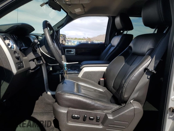 2009 Ford F-150 XL with VIN 1FTPW14V39FA07124, listed as a Copart auction lot 58660225 with 169,321 mi miles and Salvage title. Bid and sale history available at DreamBid. Image 7.