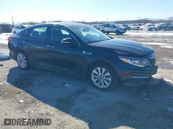 2018 Kia Optima S with VIN 5XXGT4L38JG268362, listed as a IAAI auction lot 41633956 with 79,347 mi miles and . Bid and sale history available at DreamBid. Image 1.