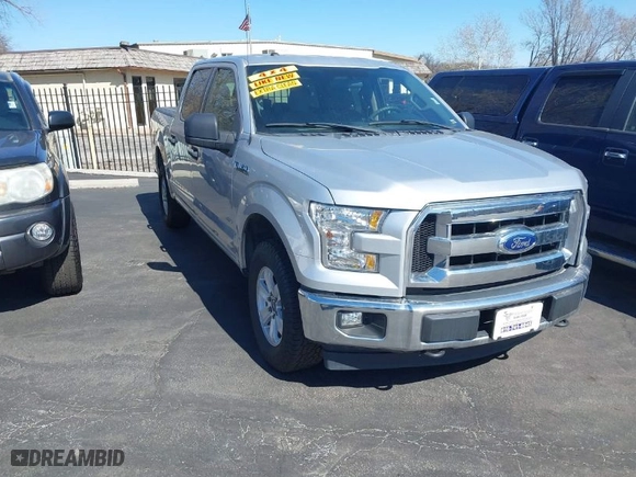 2017 Ford F-150 XL with VIN 1FTEW1EP4HFB42540, listed as a IAAI auction lot 41756397 with 188,916 mi miles. Bid and sale history available at carsss.com. Image 1.