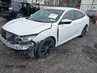 2020 Honda Civic Sedan Sport with VIN 2HGFC2F83LH549560, listed as a IAAI auction lot 41988749 with 72,257 mi miles. Bid and sale history available at carsss.com. Image 2.
