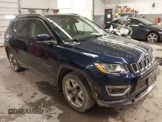 2018 Jeep Compass Limited with VIN 3C4NJDCB9JT175536, listed as a IAAI auction lot 41990061 with 51,471 mi miles and . Bid and sale history available at DreamBid. Image 1.