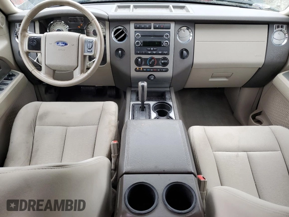 2014 Ford Expedition King Ranch with VIN 1FMJU1J58EEF02298, listed as a Copart auction lot 58672445 with 127,867 mi miles and Salvage title. Bid and sale history available at DreamBid. Image 8.