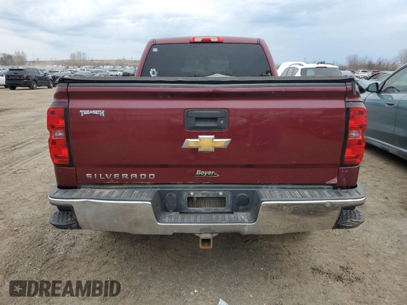 2014 Chevrolet Silverado 1500 Work Truck with VIN 1GCVKPEC2EZ392767, listed as a Copart auction lot 53114745 with 185,462 mi miles and Clean Title. Bid and sale history available at DreamBid. Image 6.