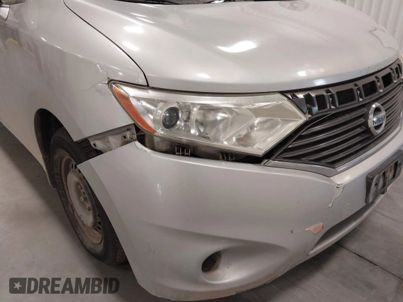 2012 Nissan Quest SL with VIN JN8AE2KP3C9031002, listed as a IAAI auction lot 42000087 with 107,595 mi miles. Bid and sale history available at carsss.com. Image 6.