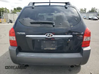 2006 Hyundai Tucson GLS with VIN KM8JN12D46U361496, listed as a Copart auction lot 51490215 with 184,077 mi miles and Clean Title. Bid and sale history available at carsss.com. Image 6.