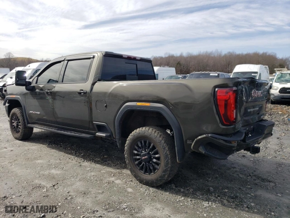 2023 GMC Sierra 2500HD AT4 with VIN 1GT49PE70PF187396, listed as a Copart auction lot 43544445 with 27,432 mi miles and Salvage Title. Bid and sale history available at carsss.com. Image 2.