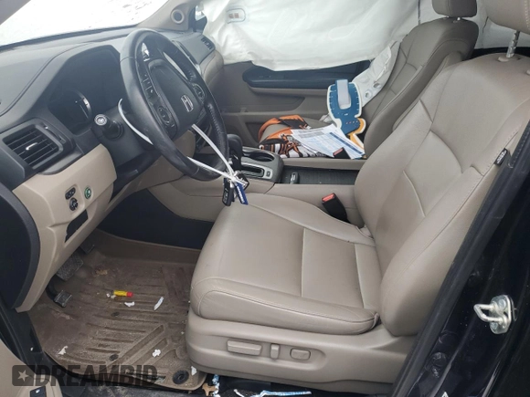 2017 Honda Pilot EX-L with VIN 5FNYF5H57HB018717, listed as a Copart auction lot 42813595 with 62,123 mi miles and Salvage Title. Bid and sale history available at carsss.com. Image 7.