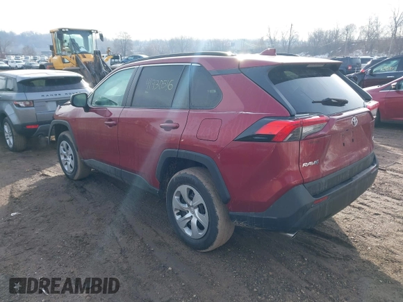 2020 Toyota RAV4 LE with VIN 2T3H1RFV7LC066893, listed as a IAAI auction lot 41730516 with 35,323 mi miles. Bid and sale history available at carsss.com. Image 3.
