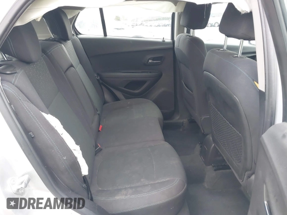 2015 Chevrolet Trax LS with VIN 3GNCJPSBXFL256473, listed as a IAAI auction lot 41130809 with 106,923 mi miles and . Bid and sale history available at DreamBid. Image 8.