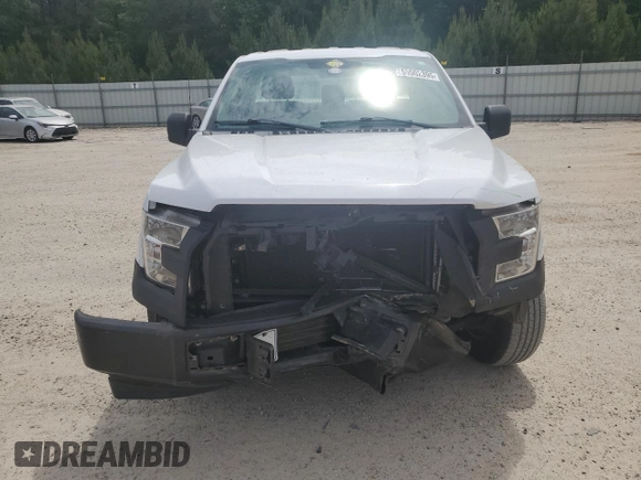 2017 Ford F-150 XL with VIN 1FTMF1CF2HKE54711, listed as a Copart auction lot 55502395 with 86,587 mi miles and Salvage title. Bid and sale history available at DreamBid. Image 5.