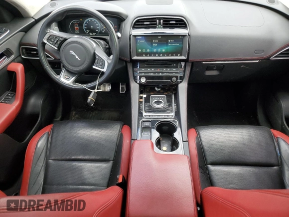 2017 Jaguar F-Pace S with VIN SADCM2BV9HA494620, listed as a Copart auction lot 53371795 with 79,861 mi miles and Salvage title. Bid and sale history available at DreamBid. Image 8.