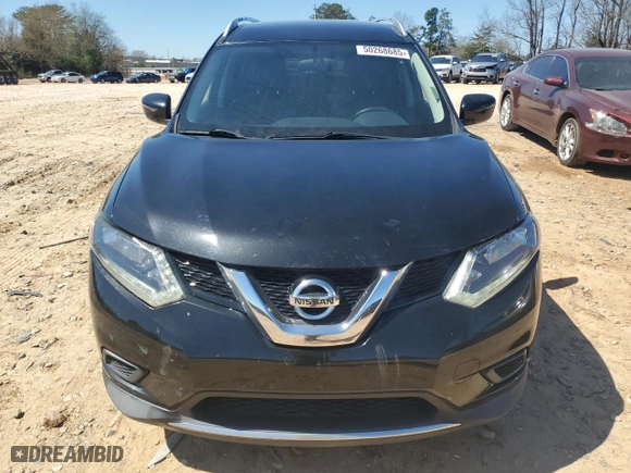 2016 Nissan Rogue SV with VIN KNMAT2MT6GP695016, listed as a Copart auction lot 50268685 with 242301 miles and Clean Title. Bid and sale history available at carsss.com. Image 5.