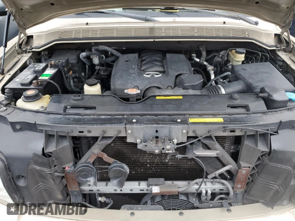 2005 Infiniti QX56 with VIN 5N3AA08C65N809550, listed as a Copart auction lot 74873484 with 224,862 mi miles and Salvage Title. Bid and sale history available at carsss.com. Image 12.