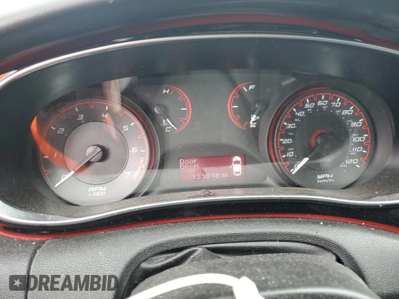 2015 Dodge Dart SXT with VIN 1C3CDFBB2FD306593, listed as a Copart auction lot 58909445 with 131,018 mi miles and Salvage title. Bid and sale history available at DreamBid. Image 9.