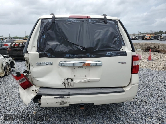 2007 Ford Expedition Max Limited with VIN 1FMFK20557LA18350, listed as a Copart auction lot 59759045 with 191,977 mi miles and Salvage title. Bid and sale history available at DreamBid. Image 6.