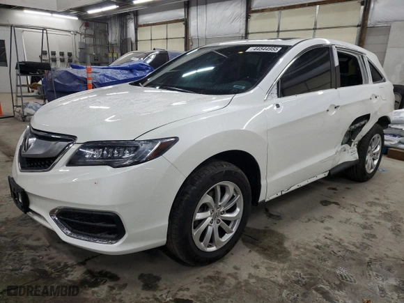 2017 Acura RDX with VIN 5J8TB4H34HL010331, listed as a Copart auction lot 44544955 with 44,040 mi miles and Salvage Title. Bid and sale history available at carsss.com. Image 1.
