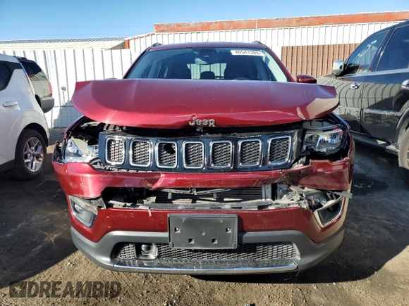 2021 Jeep Compass Limited with VIN 3C4NJCCB9MT573652, listed as a Copart auction lot 46541385 with 75,413 mi miles and Salvage Title. Bid and sale history available at carsss.com. Image 5.