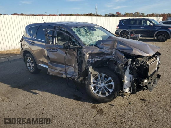 2020 Hyundai Santa Fe SE with VIN 5NMS23AD4LH180853, listed as a Copart auction lot 77830584 with 0 mi miles and Salvage Title. Bid and sale history available at carsss.com. Image 4.