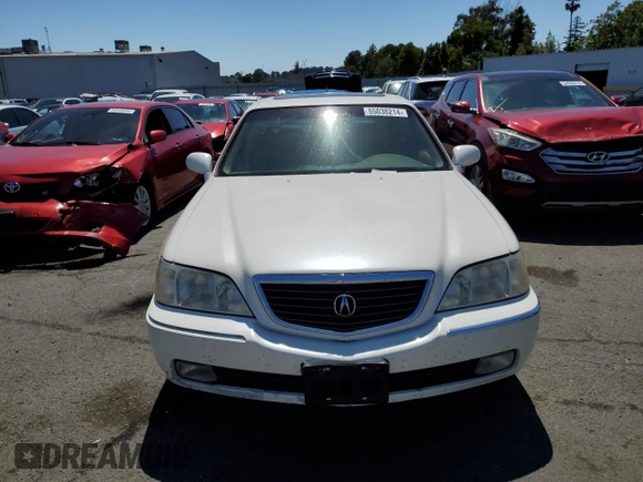 2002 Acura RL with VIN JH4KA966X2C005549, listed as a Copart auction lot 55038214 with 189,488 mi miles and Salvage title. Bid and sale history available at DreamBid. Image 5.