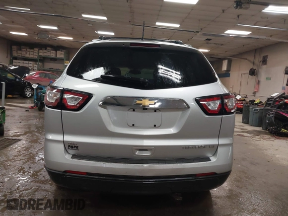 2013 Chevrolet Traverse LS with VIN 1GNKVFKD7DJ138235, listed as a IAAI auction lot 41666011 with 134,731 mi miles and . Bid and sale history available at DreamBid. Image 16.
