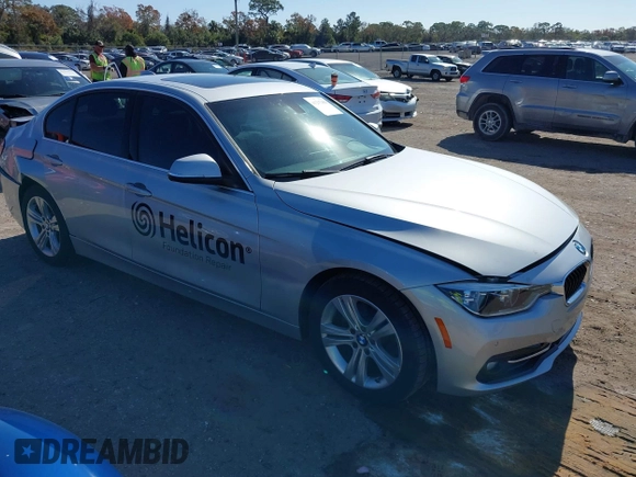 2017 BMW 3 Series 330i z VIN WBA8B9G38HNU54459, wystawiony jako IAAI lot #41297483 z przebiegiem 141 535 mil mil oraz . Historia ofert i sprzedaży dostępna na DreamBid. Obrazek 1.