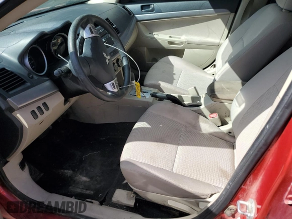 2008 Mitsubishi Lancer DE with VIN JA3AU26U88U014987, listed as a Copart auction lot 69784924 with 170,971 mi miles and Salvage title. Bid and sale history available at DreamBid. Image 7.