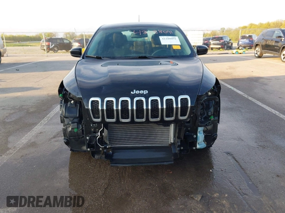 2016 Jeep Cherokee Sport with VIN 1C4PJLAB2GW136778, listed as a IAAI auction lot 42188091 with 120,866 mi miles and . Bid and sale history available at DreamBid. Image 13.