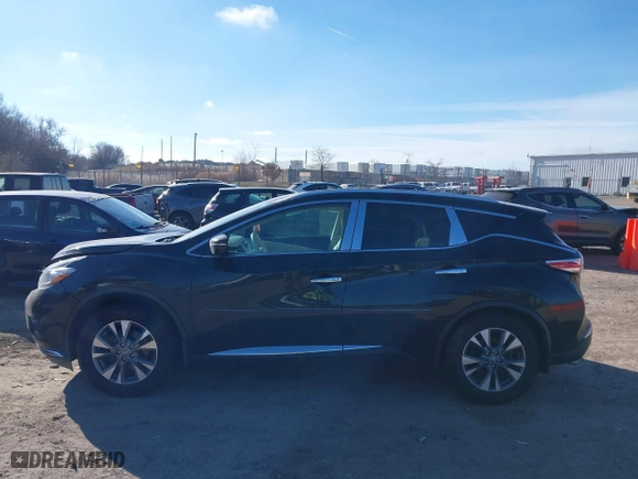 2015 Nissan Murano S with VIN 5N1AZ2MH7FN230762, listed as a IAAI auction lot 41011815 with 98,331 mi miles. Bid and sale history available at carsss.com. Image 13.