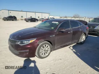2018 Kia Optima LX with VIN 5XXGT4L32JG263013, listed as a Copart auction lot 42460255 with 122,182 mi miles and Salvage Title. Bid and sale history available at carsss.com. Image 1.
