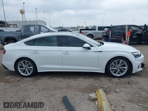 2020 Audi A5 Sportback Premium with VIN WAUANCF58LA005971, listed as a IAAI auction lot 41910149 with 72,600 mi miles. Bid and sale history available at carsss.com. Image 13.