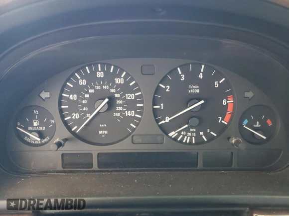 2002 BMW 5 Series 540i with VIN WBADN634X2GN86329, listed as a Copart auction lot 56968575 with Not provided miles and Salvage title. Bid and sale history available at DreamBid. Image 9.