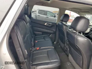 2018 Nissan Pathfinder SV with VIN 5N1DR2MN0JC671320, listed as a Copart auction lot 48250555 with 0 mi miles and Salvage Title. Bid and sale history available at carsss.com. Image 11.