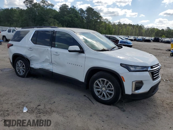 2023 Chevrolet Traverse LT Cloth with VIN 1GNERGKW9PJ127721, listed as a Copart auction lot 54885765 with 40,009 mi miles and Clean title. Bid and sale history available at DreamBid. Image 4.