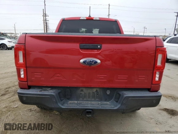 2021 Ford Ranger XL with VIN 1FTER4FH4MLD72851, listed as a Copart auction lot 55323665 with 81,235 mi miles and Salvage Title. Bid and sale history available at carsss.com. Image 6.