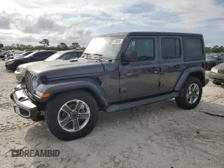 2018 Jeep Wrangler Unlimited Sahara z VIN 1C4HJXEG6JW174944, wystawiony jako Copart lot #54786595 z przebiegiem 81 782 mil mil oraz Szkoda całkowita • Salvage title. Historia ofert i sprzedaży dostępna na DreamBid. Obrazek 1.