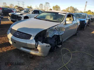 2005 Infiniti G35 with VIN JNKCV54E45M416441, listed as a Copart auction lot 76091374 with 78,104 mi miles and Salvage Title. Bid and sale history available at DreamBid. Image 1.