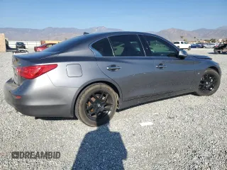2014 Infiniti Q50 Premium with VIN JN1BV7AP3EM690697, listed as a Copart auction lot 87107684 with 82,862 mi miles and Salvage Title. Bid and sale history available at carsss.com. Image 3.