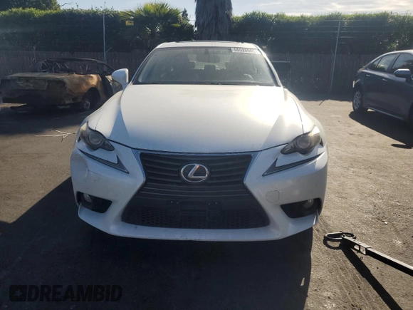2014 Lexus IS 250 with VIN JTHBF1D26E5019024, listed as a Copart auction lot 55528605 with Not Provided miles and Salvage Title. Bid and sale history available at DreamBid. Image 5.