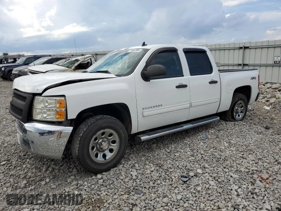 2013 Chevrolet Silverado 1500 LS with VIN 3GCPKREA9DG270635, listed as a Copart auction lot 70052584 with 204,386 mi miles and Salvage Title. Bid and sale history available at DreamBid. Image 1.