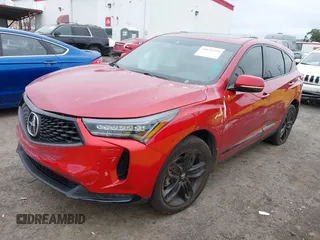 2023 Acura RDX w/A-Spec Package with VIN 5J8TC2H69PL000467, listed as a IAAI auction lot 41616374 with 26,950 mi miles and . Bid and sale history available at DreamBid. Image 2.